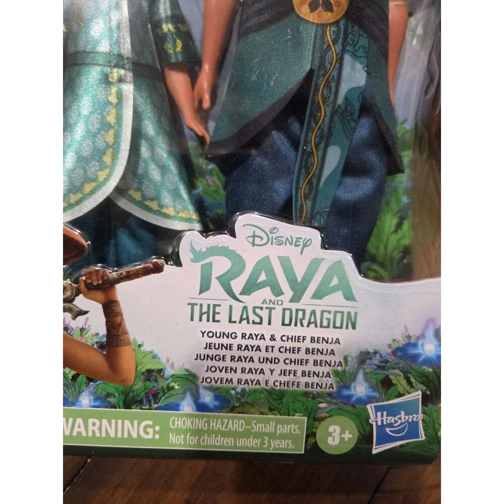 Raya and The Last Dragon, Young Raya & Chief Benja Figures, Disney, New Box